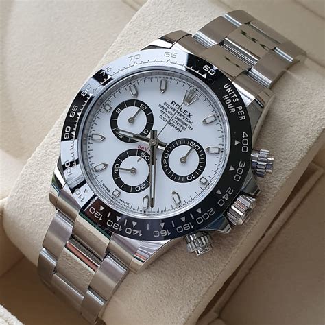 rolex white daytona price|rolex daytona for sale white.